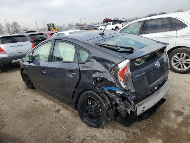 JTDKN3DU0E0379792 - 2014 TOYOTA PRIUS GRAY photo 2