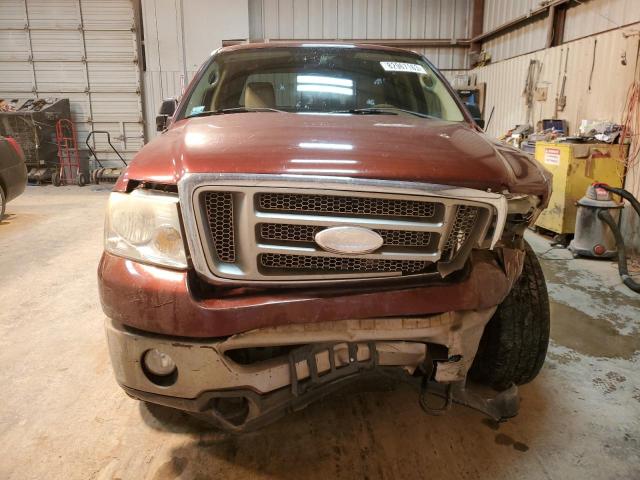 1FTPW14VX6KC85845 - 2006 FORD F150 SUPERCREW BROWN photo 5