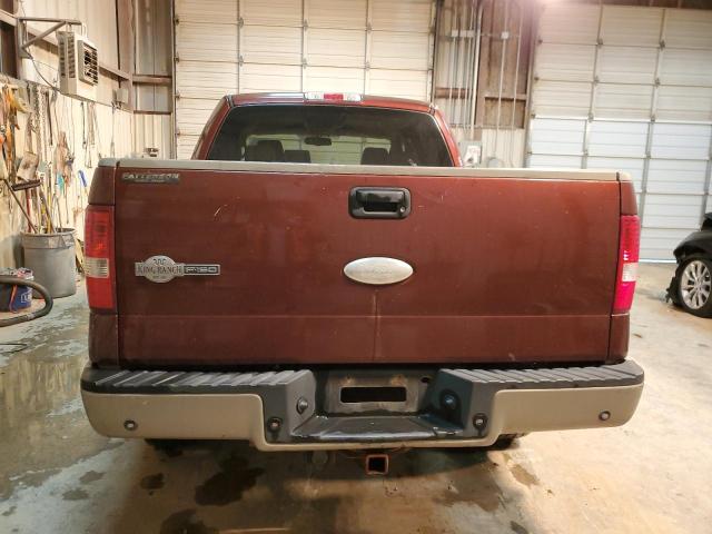 1FTPW14VX6KC85845 - 2006 FORD F150 SUPERCREW BROWN photo 6