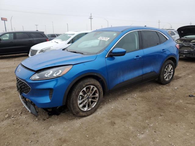 1FMCU9G65MUA00859 - 2021 FORD ESCAPE SE BLUE photo 1