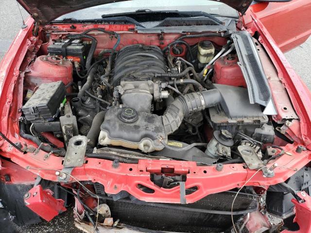 1ZVHT82H585138706 - 2008 FORD MUSTANG GT RED photo 11