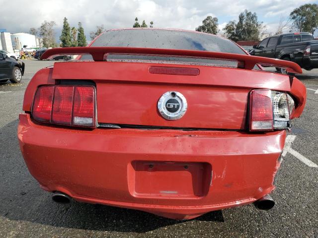 1ZVHT82H585138706 - 2008 FORD MUSTANG GT RED photo 6