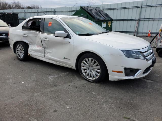 3FADP0L36CR221535 - 2012 FORD FUSION HYBRID WHITE photo 4