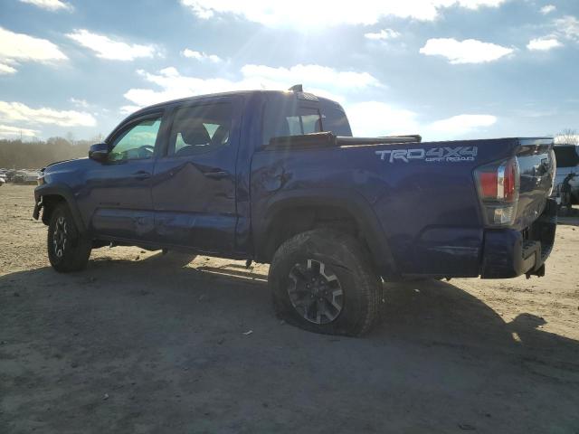 3TYCZ5AN1NT055267 - 2022 TOYOTA TACOMA DOUBLE CAB BLUE photo 2