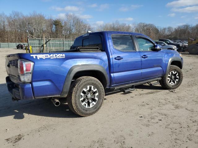 3TYCZ5AN1NT055267 - 2022 TOYOTA TACOMA DOUBLE CAB BLUE photo 3