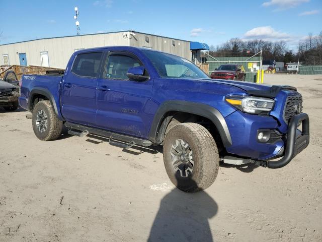 3TYCZ5AN1NT055267 - 2022 TOYOTA TACOMA DOUBLE CAB BLUE photo 4