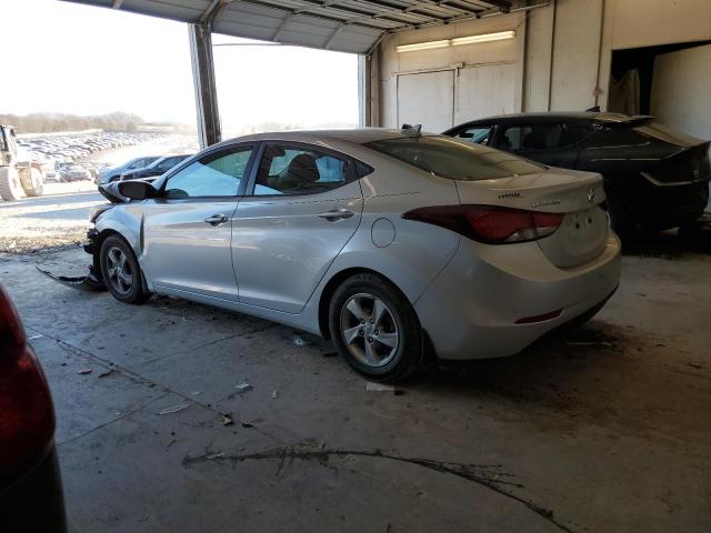 KMHDH4AEXFU414928 - 2015 HYUNDAI ELANTRA SE SILVER photo 2