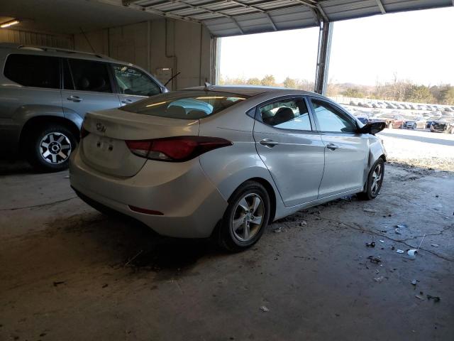 KMHDH4AEXFU414928 - 2015 HYUNDAI ELANTRA SE SILVER photo 3