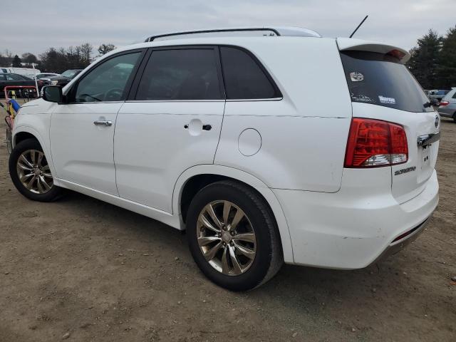 5XYKW4A21BG101351 - 2011 KIA SORENTO SX WHITE photo 2