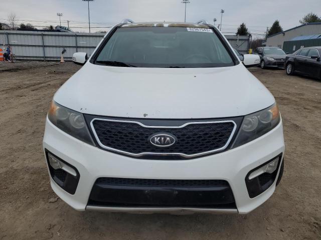 5XYKW4A21BG101351 - 2011 KIA SORENTO SX WHITE photo 5