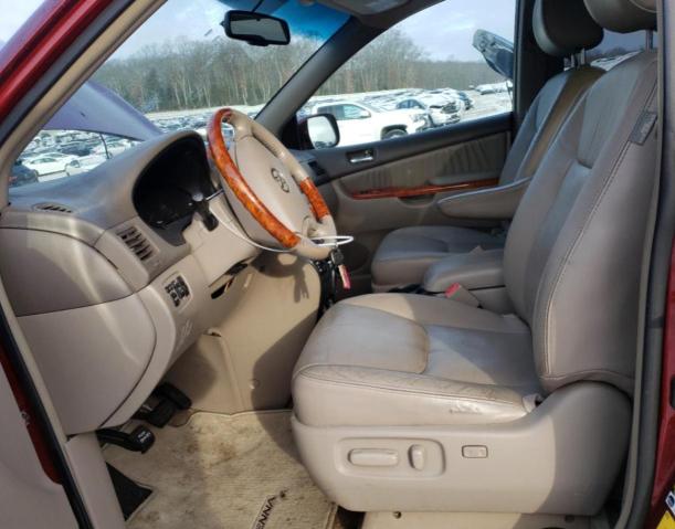 5TDBK22C99S026127 - 2009 TOYOTA SIENNA XLE RED photo 7