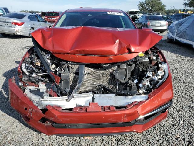 19XFC2F61LE202110 - 2020 HONDA CIVIC LX RED photo 5