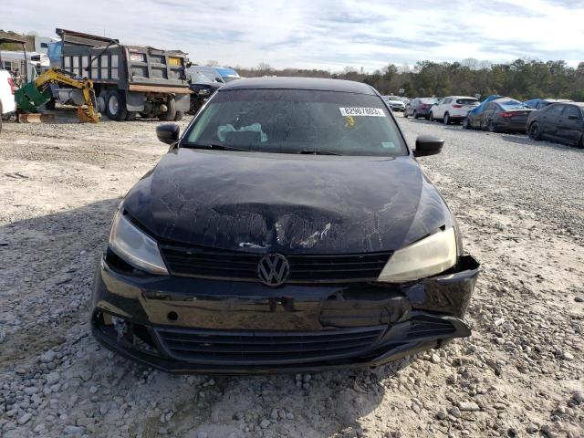 3VW2K7AJXCM371622 - 2012 VOLKSWAGEN JETTA BASE BLACK photo 5