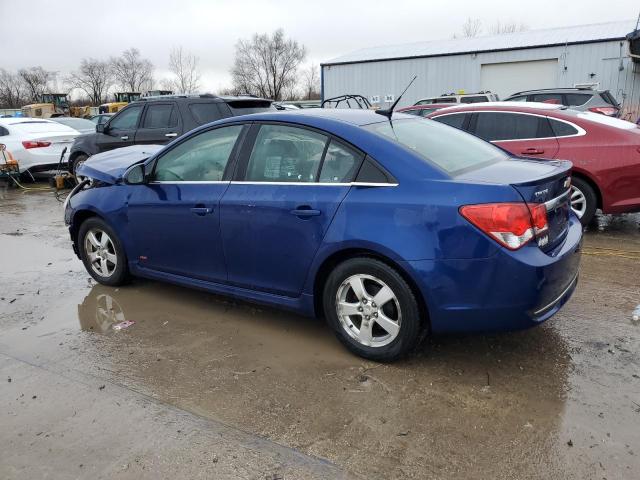 1G1PF5SC7C7339974 - 2012 CHEVROLET CRUZE LT BLUE photo 2