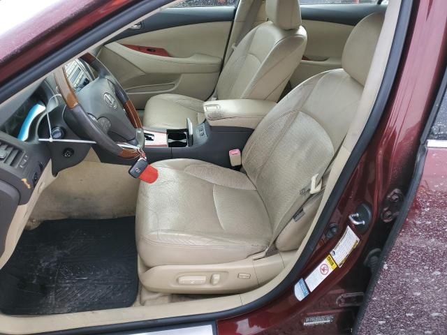 JTHBJ46G272119246 - 2007 LEXUS ES 350 MAROON photo 7