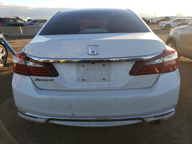 1HGCR2F3XGA228495 - 2016 HONDA ACCORD LX WHITE photo 6