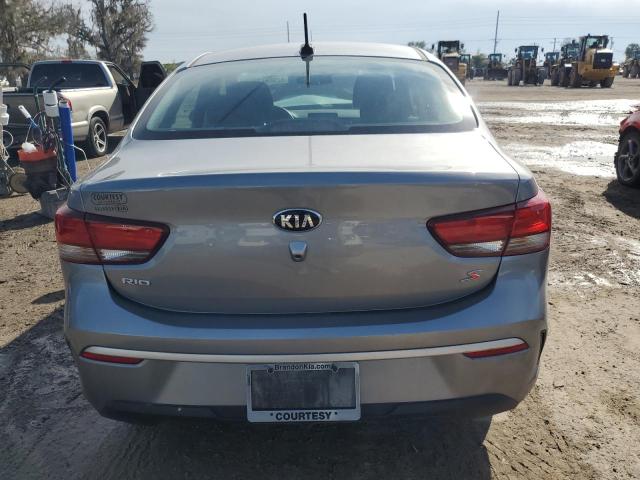 3KPA24AD5ME410829 - 2021 KIA RIO LX GRAY photo 6