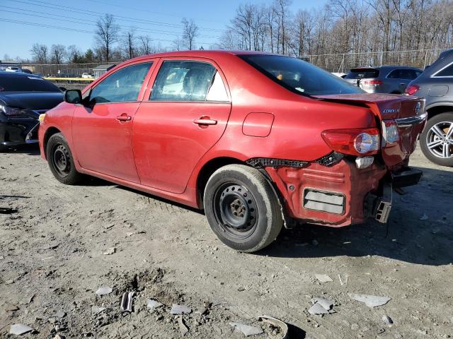 2T1BU4EE7DC933382 - 2013 TOYOTA CAROLLA BASE RED photo 2