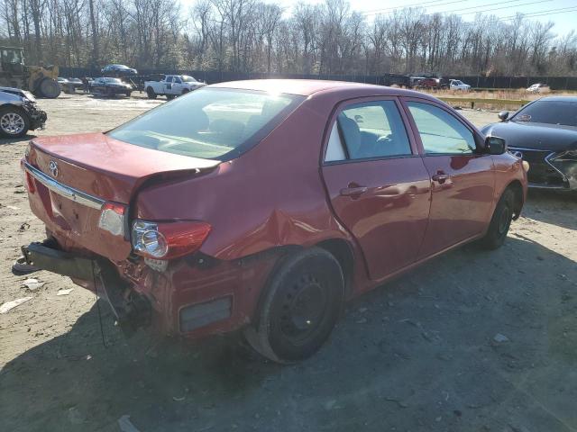 2T1BU4EE7DC933382 - 2013 TOYOTA CAROLLA BASE RED photo 3