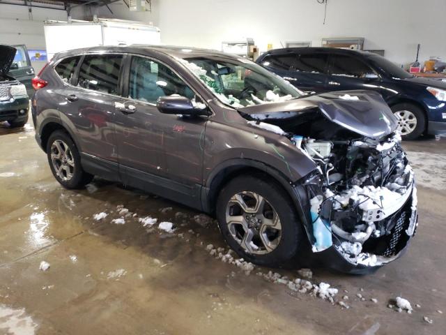 7FARW2H89JE062290 - 2018 HONDA CR-V EXL GRAY photo 4