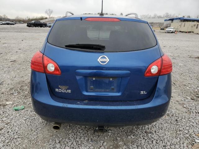 JN8AS58T18W018711 - 2008 NISSAN ROGUE S BLUE photo 6