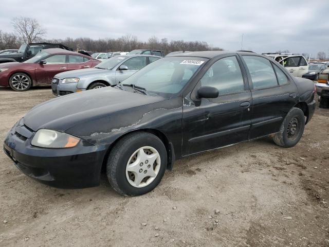 1G1JC52F437117627 - 2003 CHEVROLET CAVALIER BLACK photo 1