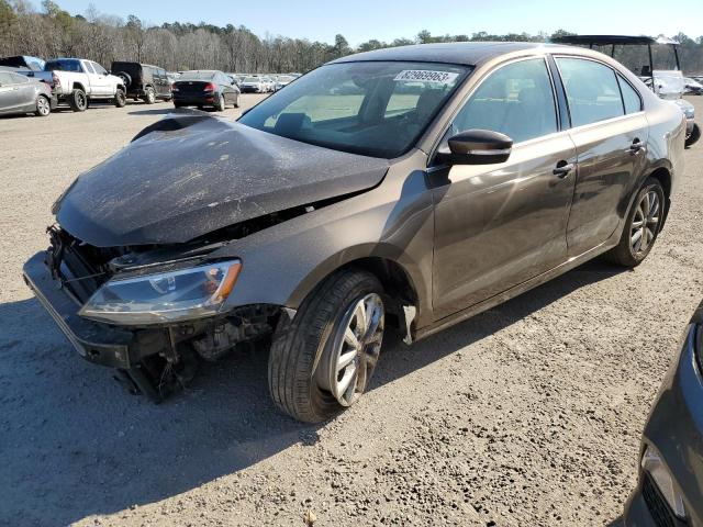 3VWD07AJXEM437314 - 2014 VOLKSWAGEN JETTA SE BROWN photo 1