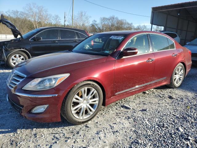 KMHGC4DF2CU176228 - 2012 HYUNDAI GENESIS 4.6L RED photo 1