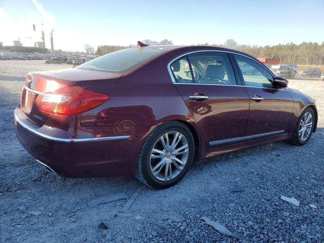 KMHGC4DF2CU176228 - 2012 HYUNDAI GENESIS 4.6L RED photo 3