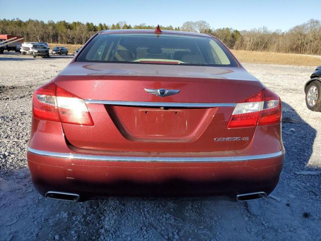 KMHGC4DF2CU176228 - 2012 HYUNDAI GENESIS 4.6L RED photo 6