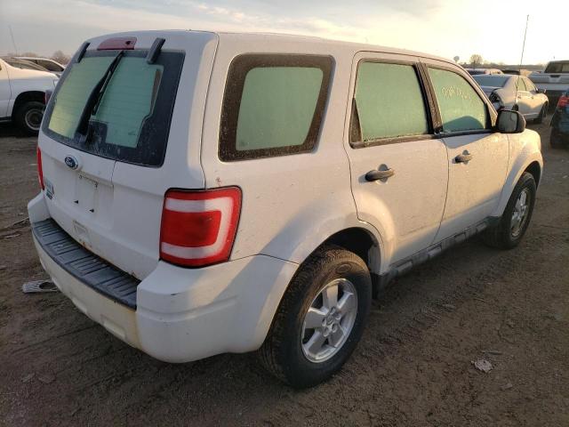 1FMCU0C71AKC66655 - 2010 FORD ESCAPE XLS WHITE photo 3