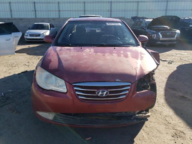 KMHDU4AD4AU875490 - 2010 HYUNDAI ELANTRA BLUE BURGUNDY photo 5