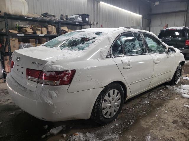 KMHET46C96A084078 - 2006 HYUNDAI SONATA GL WHITE photo 3