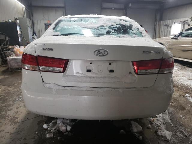 KMHET46C96A084078 - 2006 HYUNDAI SONATA GL WHITE photo 6