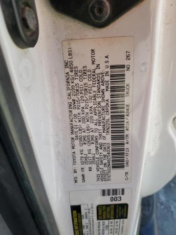 5TETX22N48Z540363 - 2008 TOYOTA TACOMA ACCESS CAB Ақ фото 12