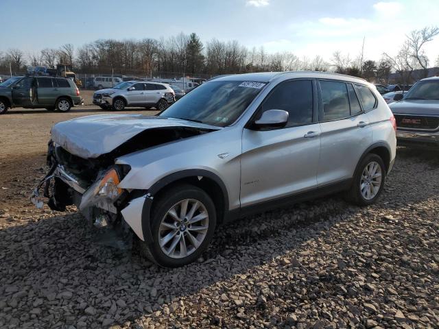 5UXWX9C50E0D15875 - 2014 BMW X3 XDRIVE28I SILVER photo 1