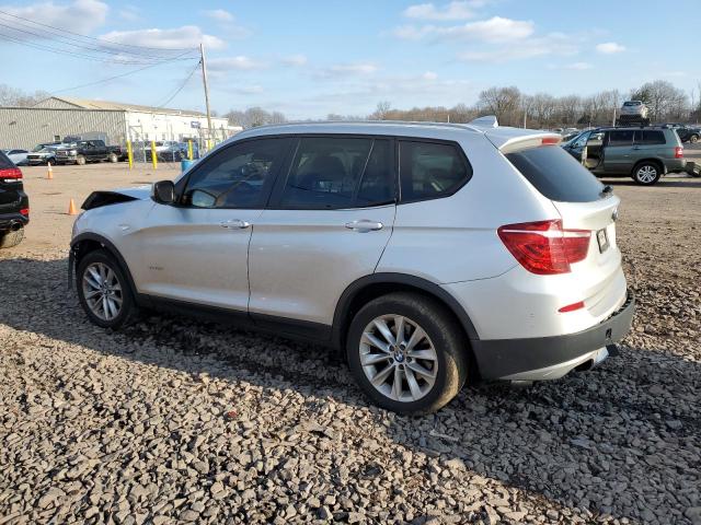 5UXWX9C50E0D15875 - 2014 BMW X3 XDRIVE28I SILVER photo 2