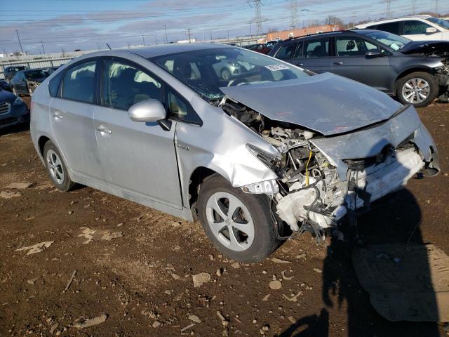 JTDKN3DU1E0359390 - 2014 TOYOTA PRIUS SILVER photo 4