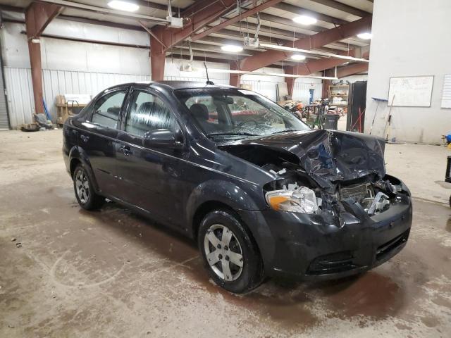 KL1TD5DE2BB135855 - 2011 CHEVROLET AVEO LS Czarny zdjęcie 4