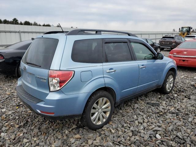 JF2SHADC2CH412049 - 2012 SUBARU FORESTER 2.5X PREMIUM BLUE photo 3