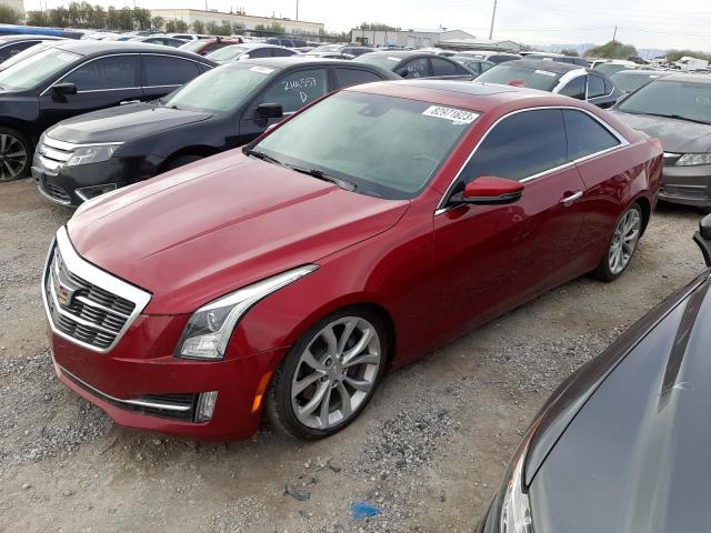 1G6AB1R39F0128797 - 2015 CADILLAC ATS LUXURY RED photo 1