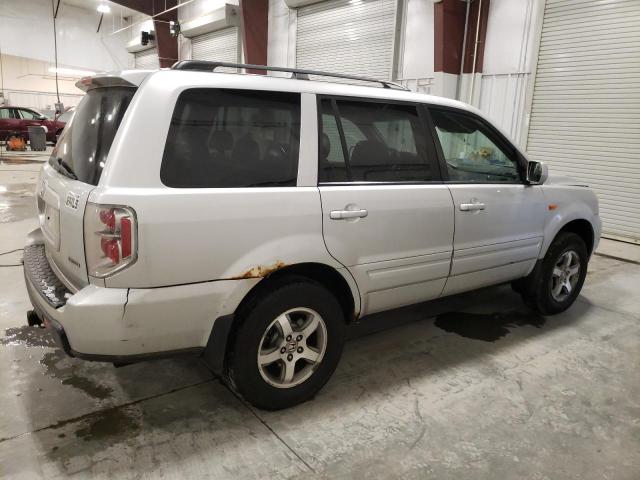 2HKYF18566H503583 - 2006 HONDA PILOT EX SILVER photo 3