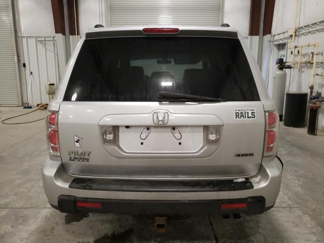 2HKYF18566H503583 - 2006 HONDA PILOT EX SILVER photo 6