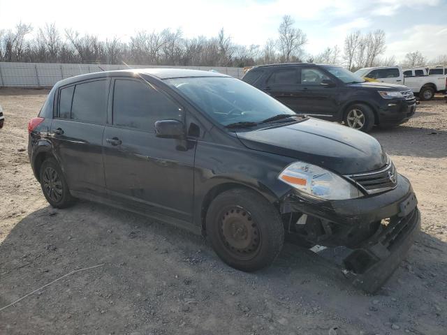 3N1BC1CPXCK800402 - 2012 NISSAN VERSA S BLACK photo 4