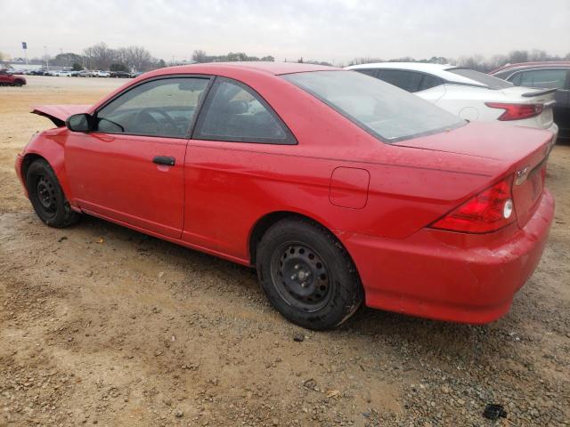 1HGEM21134L013909 - 2004 HONDA CIVIC DX VP Qırmızı foto 2