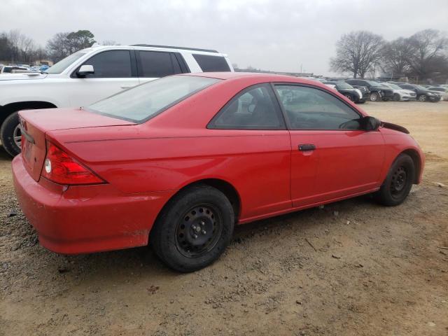 1HGEM21134L013909 - 2004 HONDA CIVIC DX VP RED photo 3