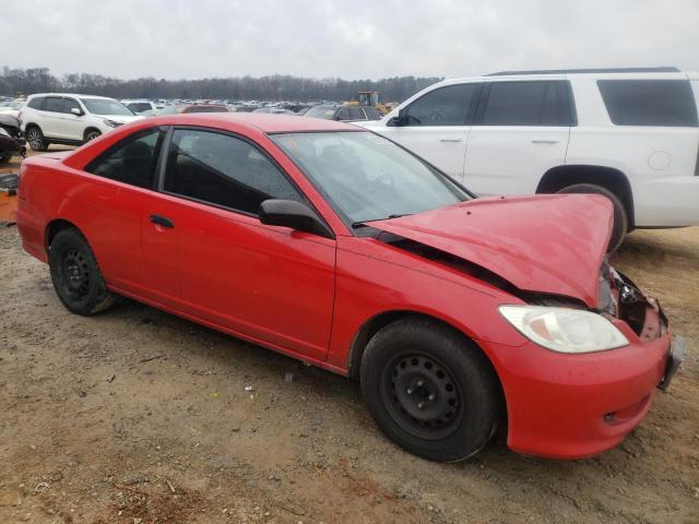 1HGEM21134L013909 - 2004 HONDA CIVIC DX VP RED photo 4