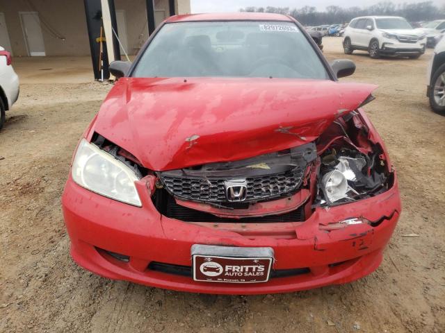 1HGEM21134L013909 - 2004 HONDA CIVIC DX VP Qırmızı foto 5