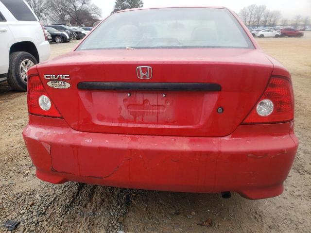 1HGEM21134L013909 - 2004 HONDA CIVIC DX VP Qırmızı foto 6