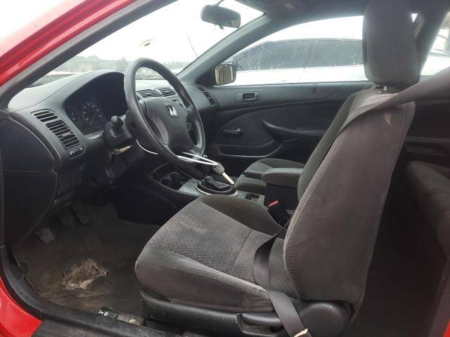1HGEM21134L013909 - 2004 HONDA CIVIC DX VP Qırmızı foto 7